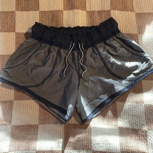 Lululemon stretchy navy shorts